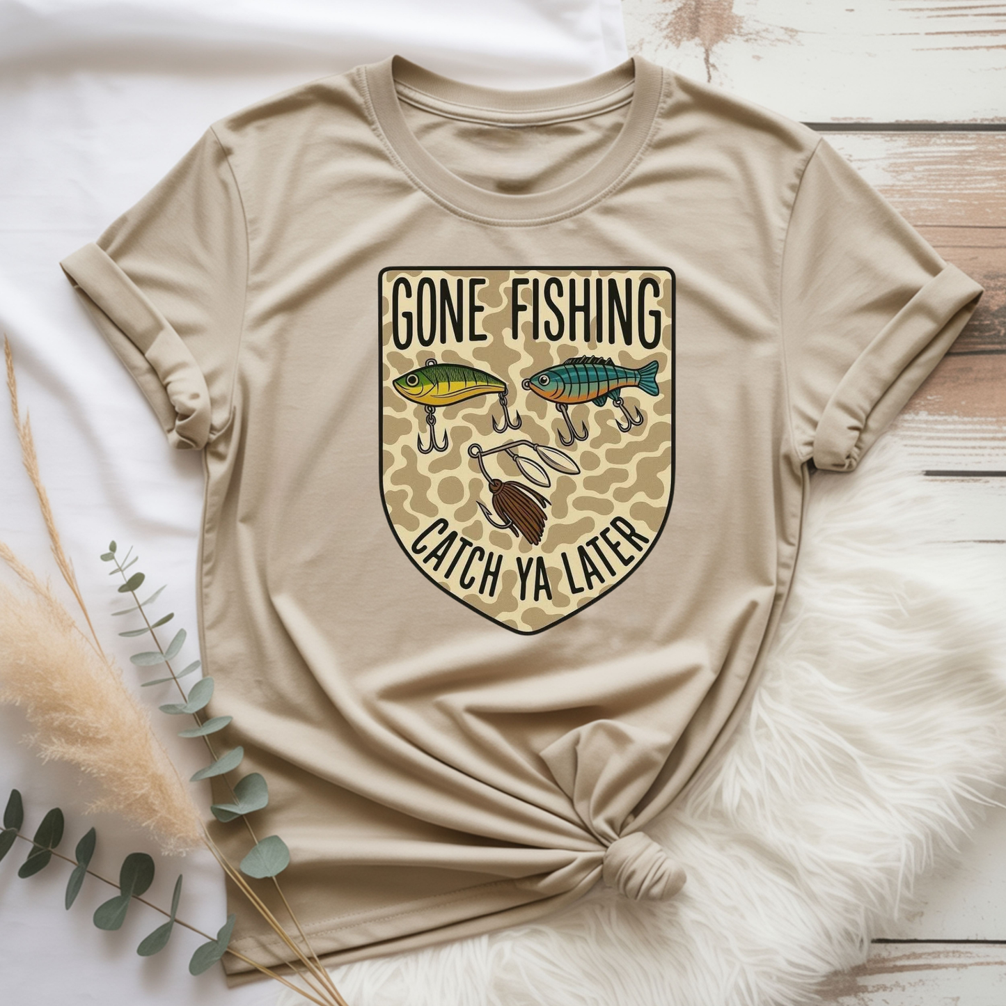 Gone Fishing Tee