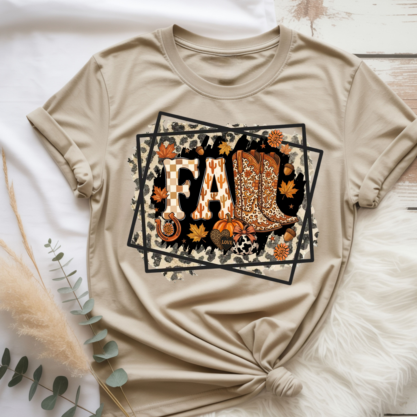 Fall Boots Tee