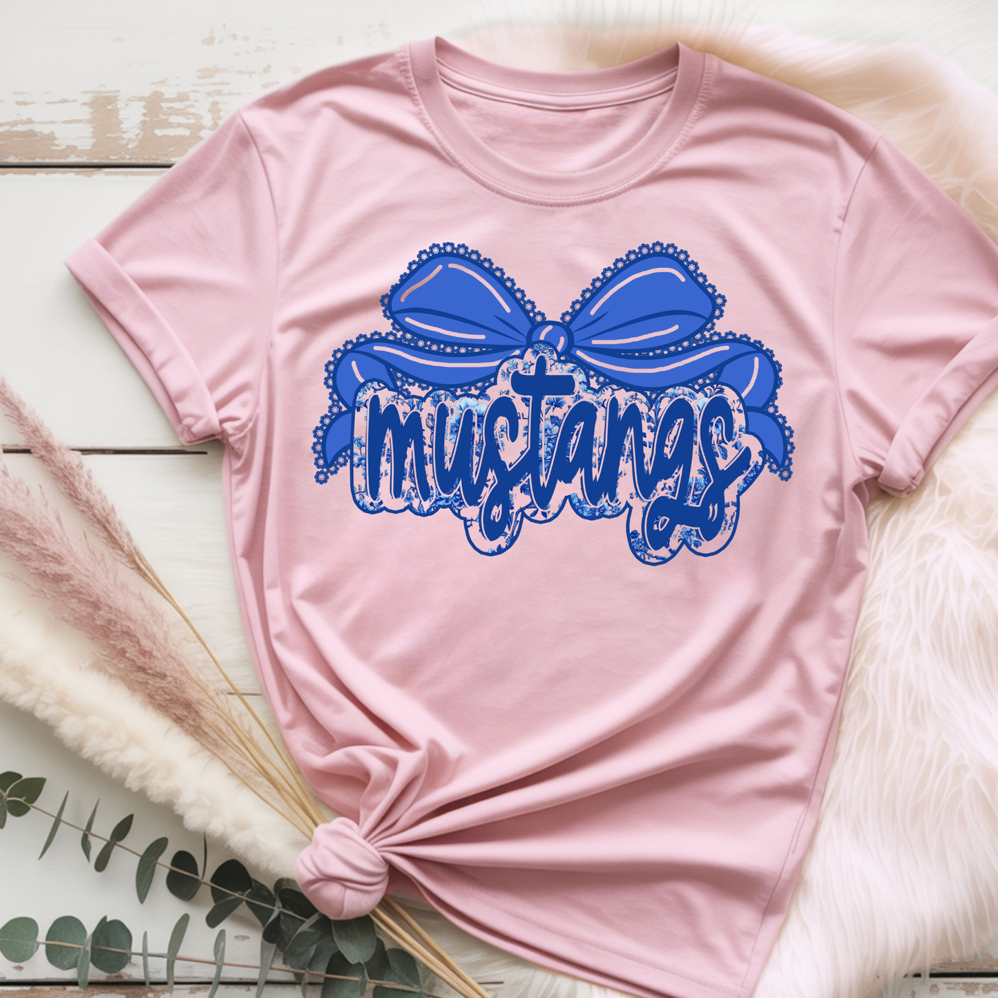 Mustangs Floral Tee