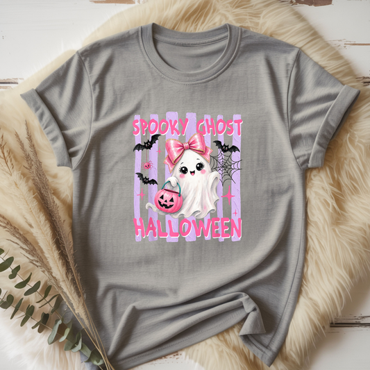 Pink Spooky Ghost Tee