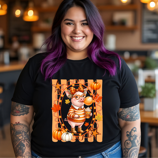 Fall Piggy Tee