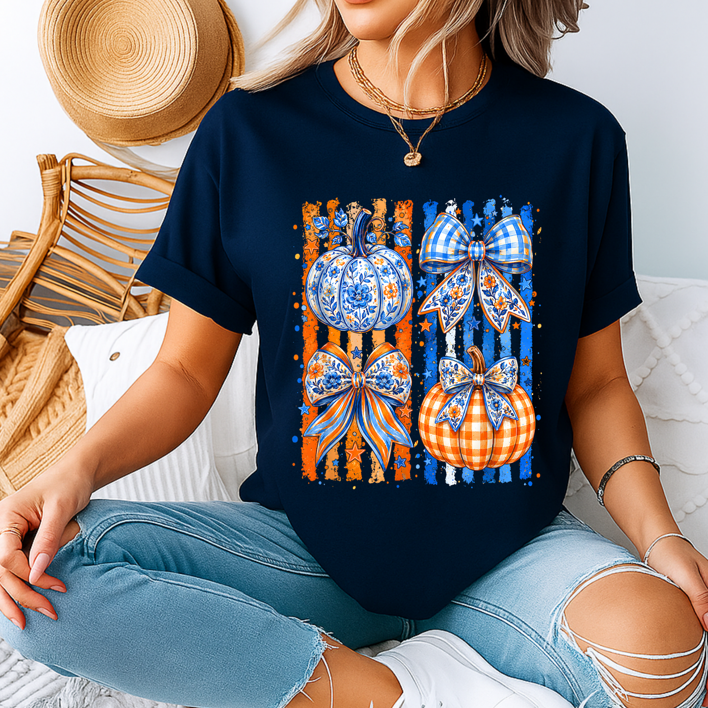 Cutesy Fall Bow Tee
