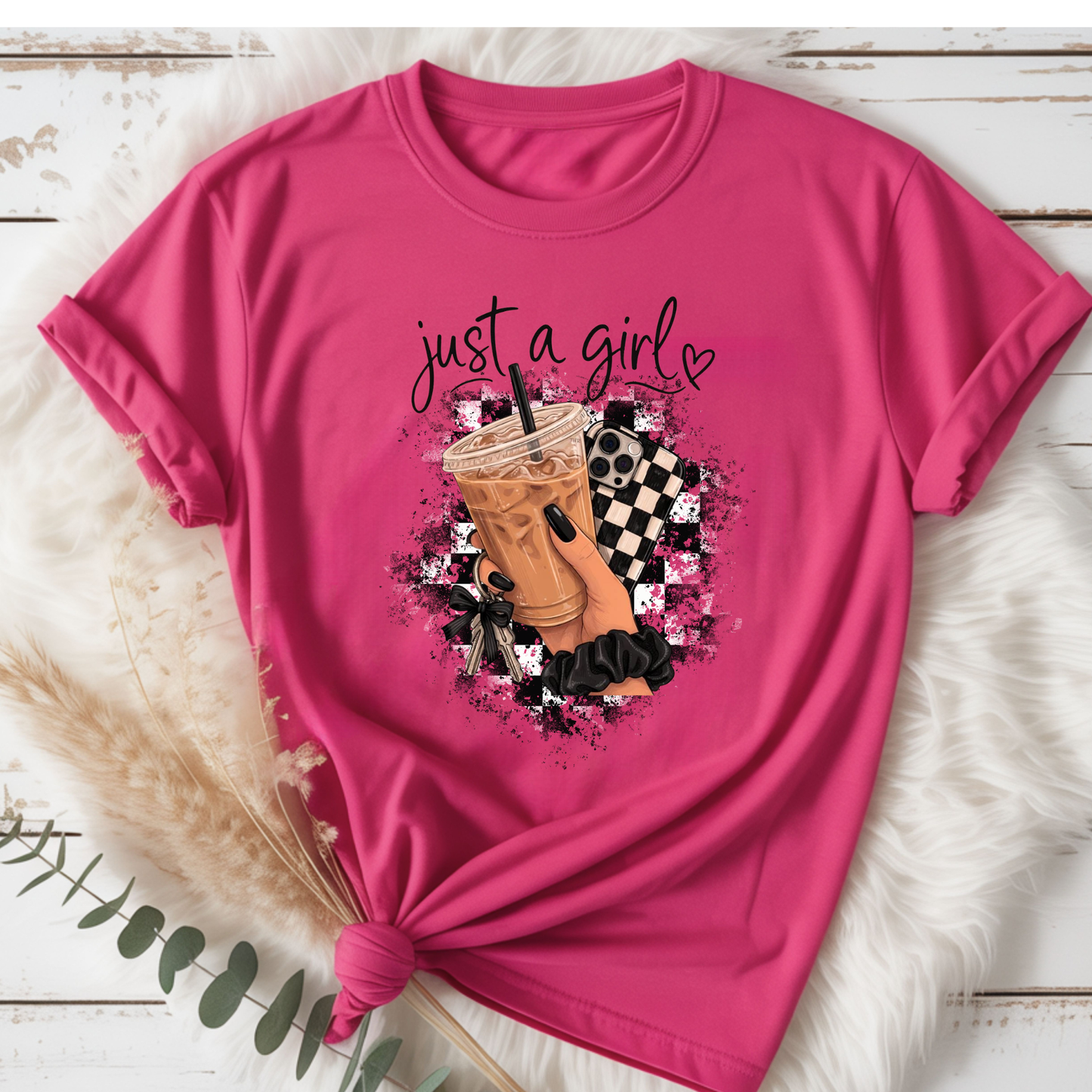 Just a girl coffee Tee