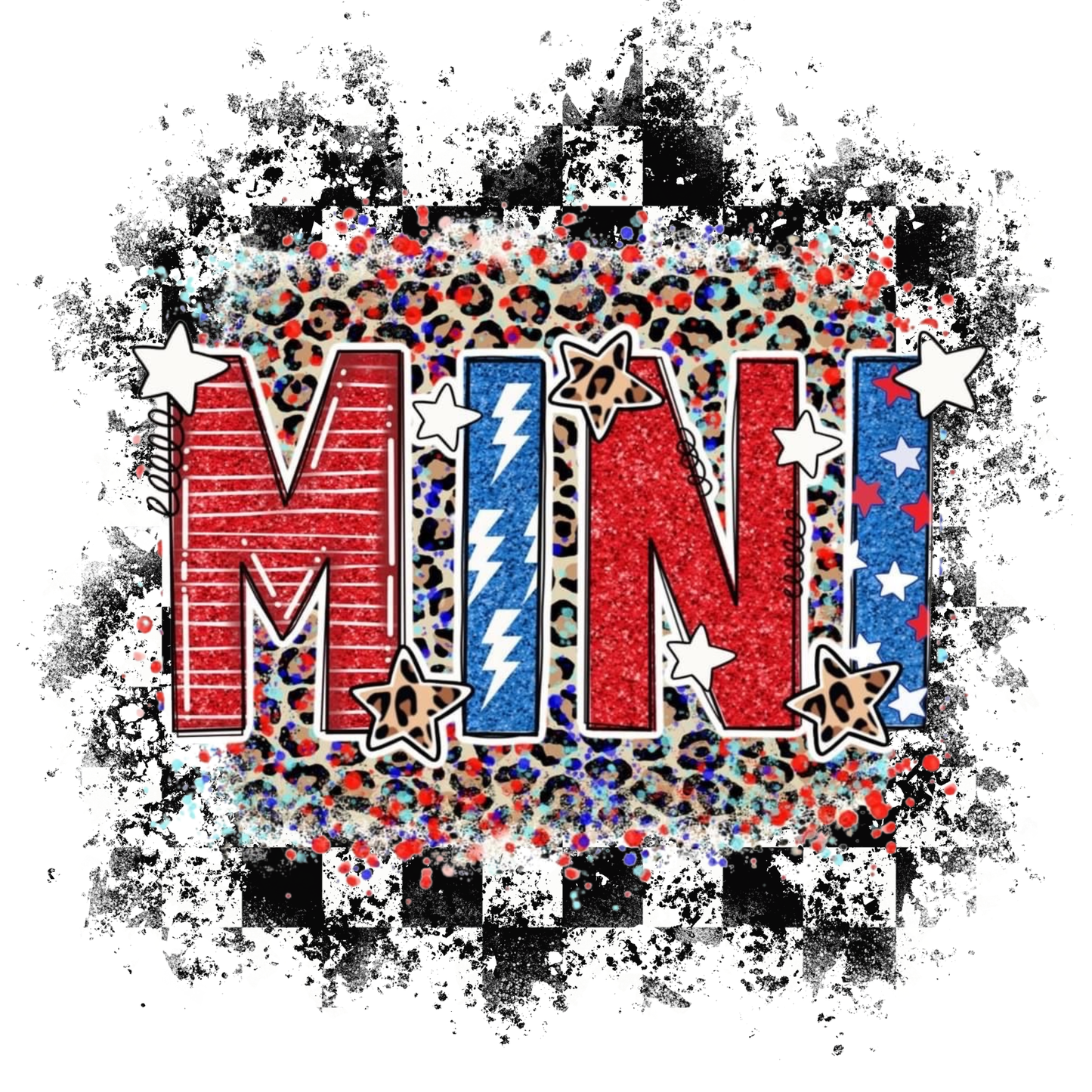 Youth mini 4th of july Tee