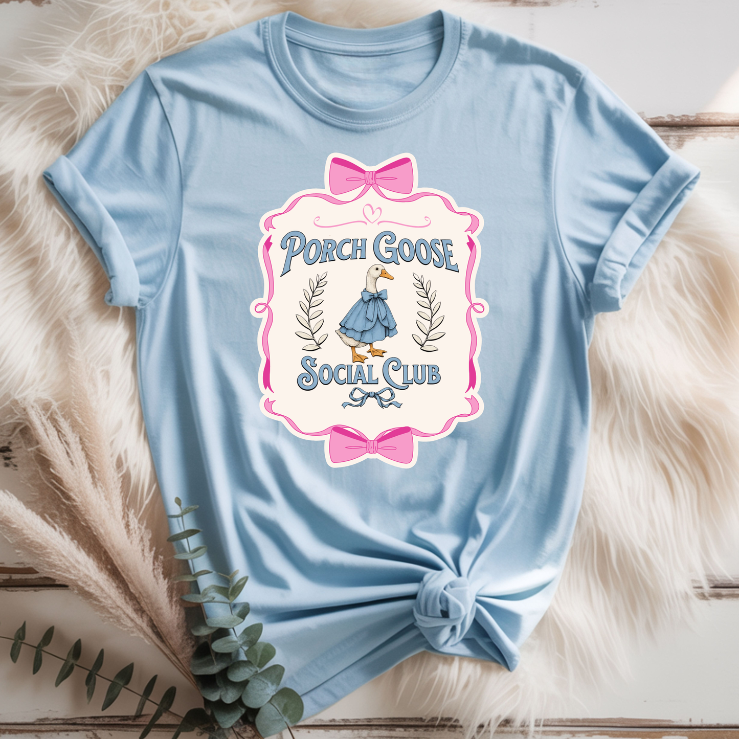 Porch goose social club Tee